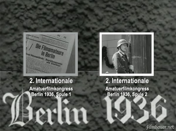 2. INTERNATIONAL AMATURE FILM CONGRESS BERLIN 1936