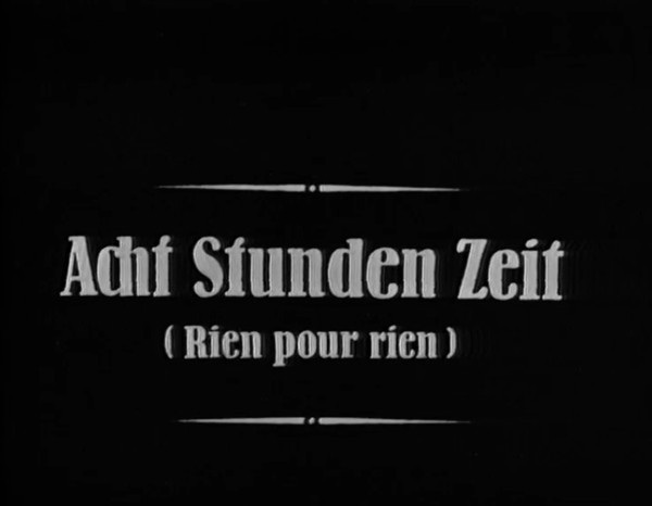 ACHT STUNDEN ZEIT 1965