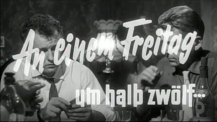 AN EINEM FREITAG IM HALB ZWOELF 1960