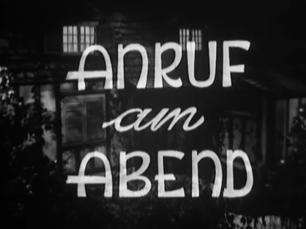 ANRUF AM ABEND 1961