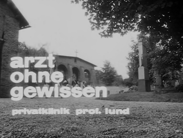 ARZT OHNE GEWISSEN 1959