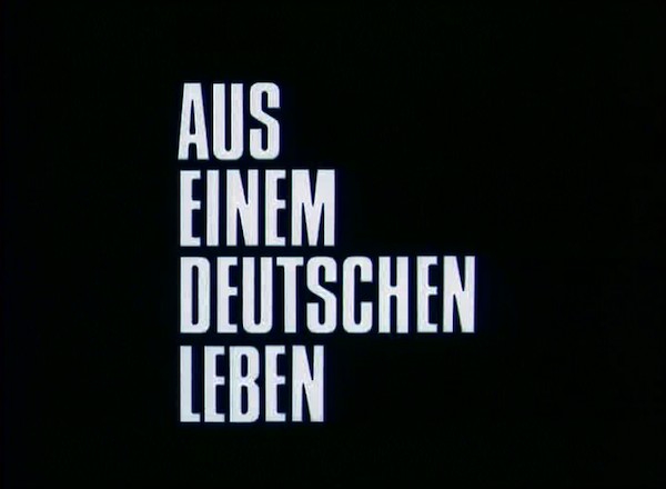 AUS EINEM DEUTSCHEN LEBEN 1978