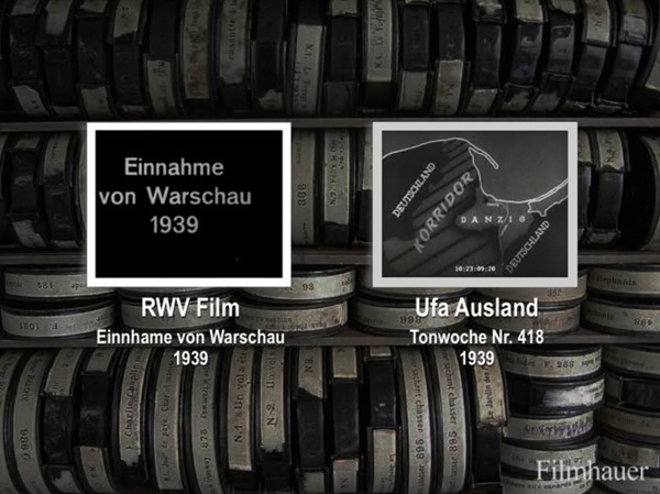 AUSLAND TONWOCHE Nr. 418 1939 - EINNAHME VON WARSCHAU 1939