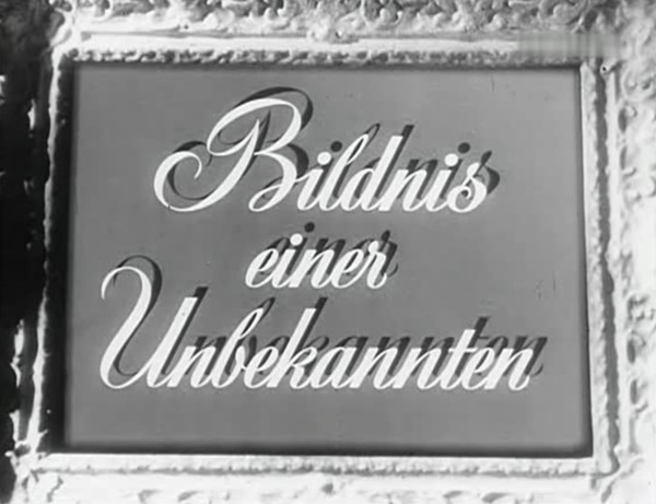 BILDNIS EINER UNBEKANNTEN 1954 1954