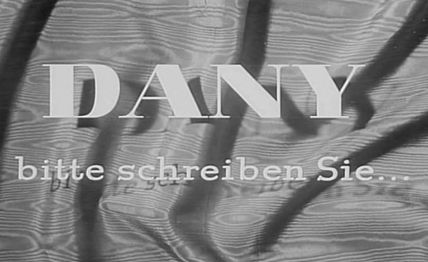 DANY BITTE SCHREIBEN SIE 1956