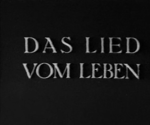 DAS LIED VOM LEBEN 1931