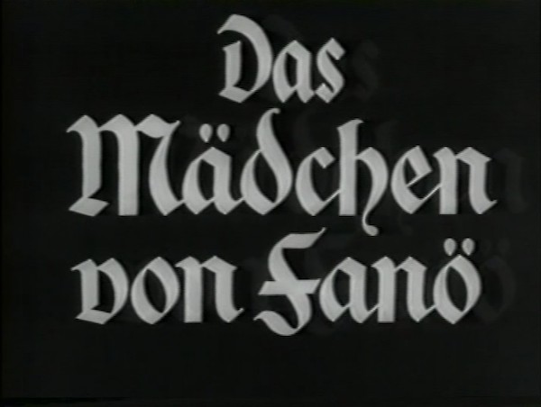 DAS MÄDCHEN VON FANO 1940