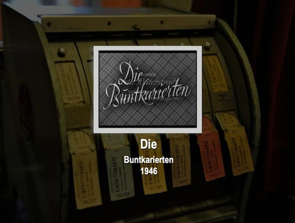 DIE BUNTKARIERTEN 1949