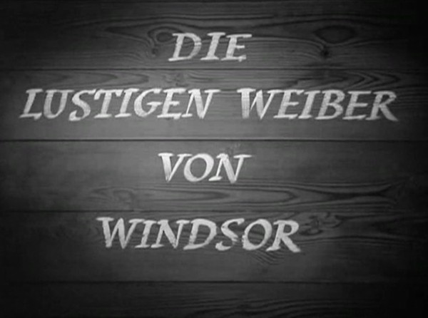 DIE LUSTIGEN WEIBER VON WINDSOR 1950