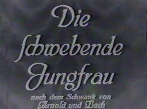 DIE SCHWEBENDE JUNGFRAU 1931