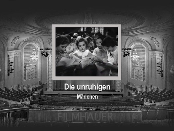 DIE UNRUHIGEN MÄDCHEN 1937