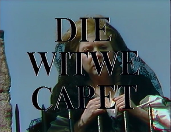 DIE WITWE CAPET 1984