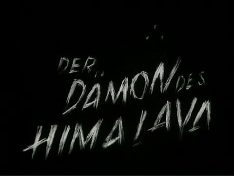 DER DAEMON DES HIMALAYA 1934