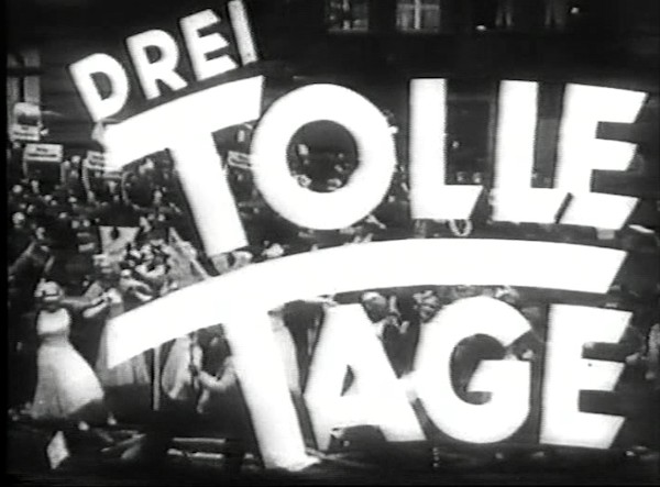 DREI TOLLE TAGE 1936