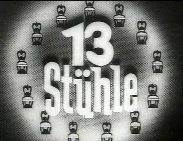 DREIZEHN STÜHLE 1938