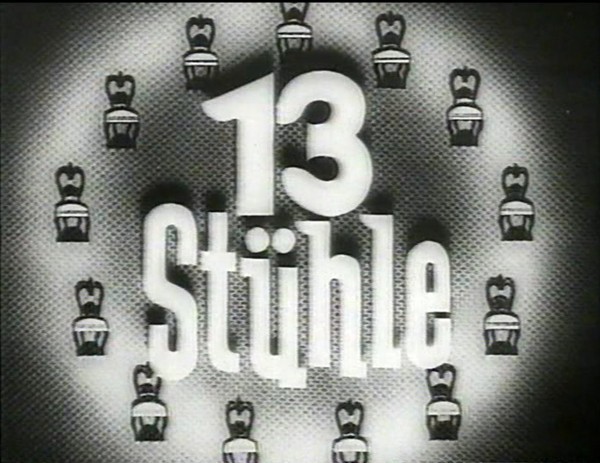 DREIZEHN STUHLE 1938