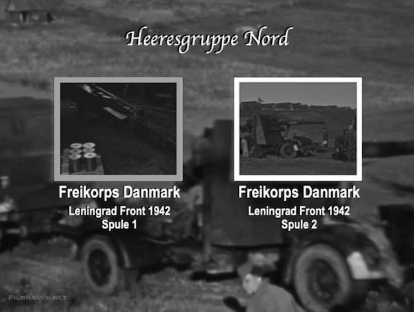 FREIKORPS DANMARK - LENINGRAD FRONT 1942 - Reels 1-4
