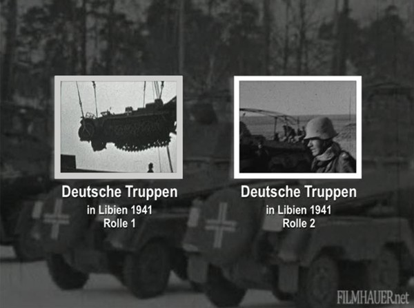 DEUTSCHE TRUPPEN IN LIBIEN 2 Rollen 1941