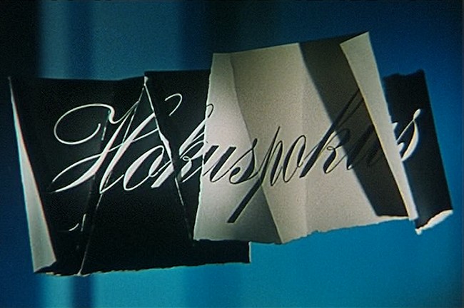 HOKUSPOKUS 1955 Heinz Ruhmann und Liselotte Pulver