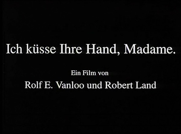 Ich KÜSSE IHRE HAND MADAME 1928