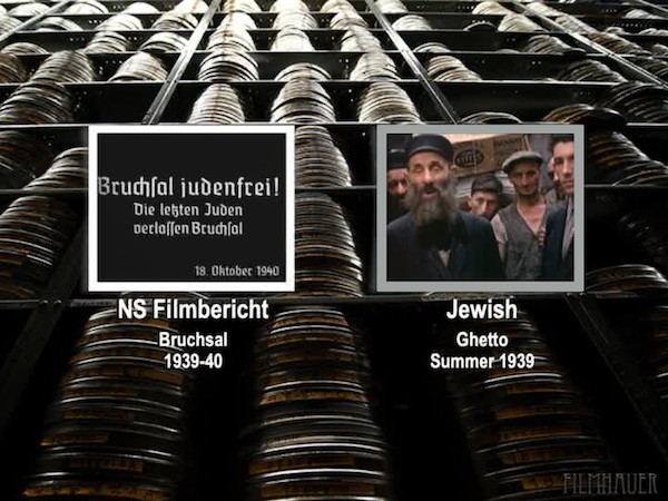 NS FILM REPORT BRUCHSAL 1939 - JEWISH GHETTO SUMMER 1940