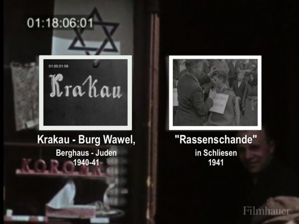 RACIAL DEFILEMENT IN SILESIA 1941 - KRAKAU, WAWEL CASTLE, JEWS 1940-41 Private Films