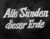 ALLE SUENDEN DIESER ERDE 1958