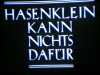 HASEKLEIN KANN NICHTS DAFÜR 1932