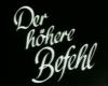 DER HOEHERE BEFEHL 1935
