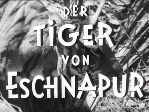 DER TIGER VON ESCHNAPUR 1938