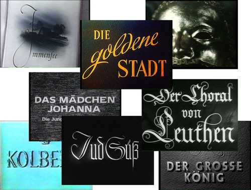 VEIT HARLAN FILM COLLECTION - KOLBERG, IMMENSEE, OPFERGANG, DER CHORAL VON LEUTHEN, DER GROESSE KOENIG, DIE GOLDENE STADT, DAS MADCHEN JOHANNA, JUD SUESS