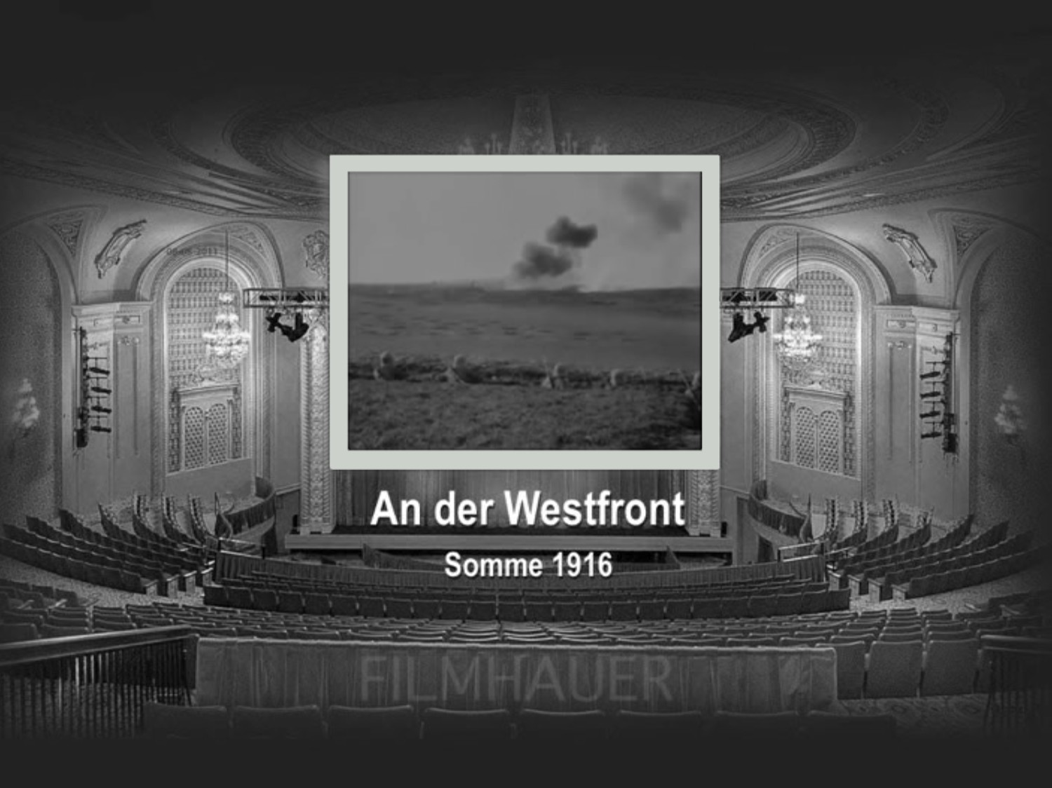 AN DER WESTFRONT SOMME 1916